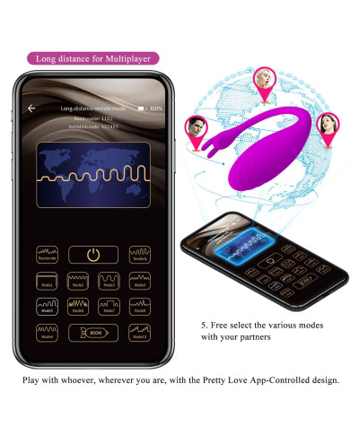 PRETTY LOVE - Catalina 12 vibration functions Mobile APP Long-distance Control