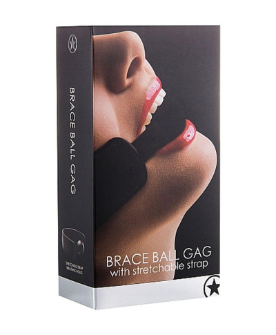 Brace Ball Gag - Black