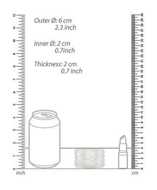 N0 93 - Reversible Masturbator and Bumper - Transparent