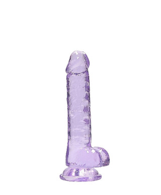 Dildo z przyssawką penis realistyczny żylasty 19cm