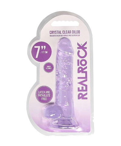 Dildo z przyssawką penis realistyczny żylasty 19cm