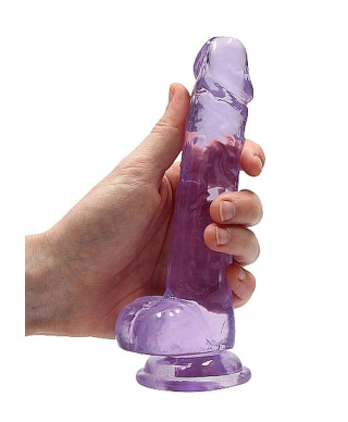 Dildo z przyssawką penis realistyczny żylasty 19cm