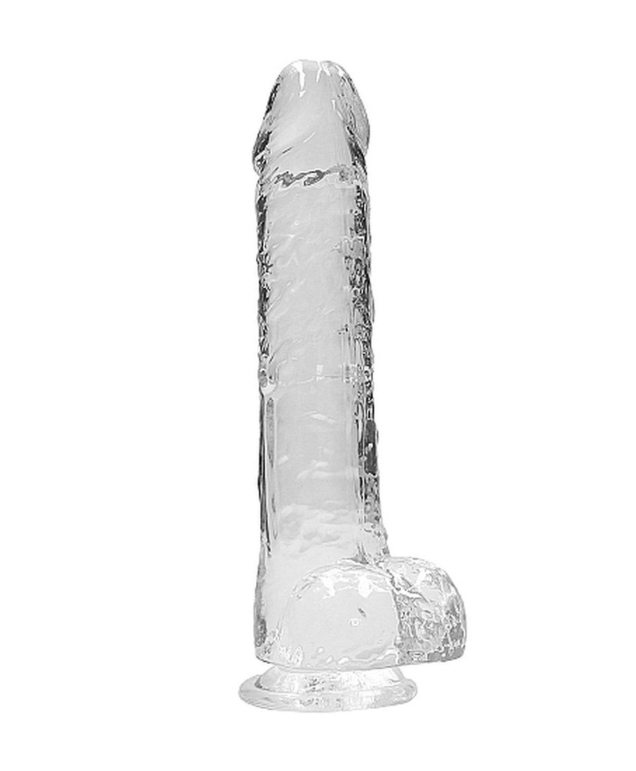 Duży wodoodporny penis dildo mocna przyssawka 25cm