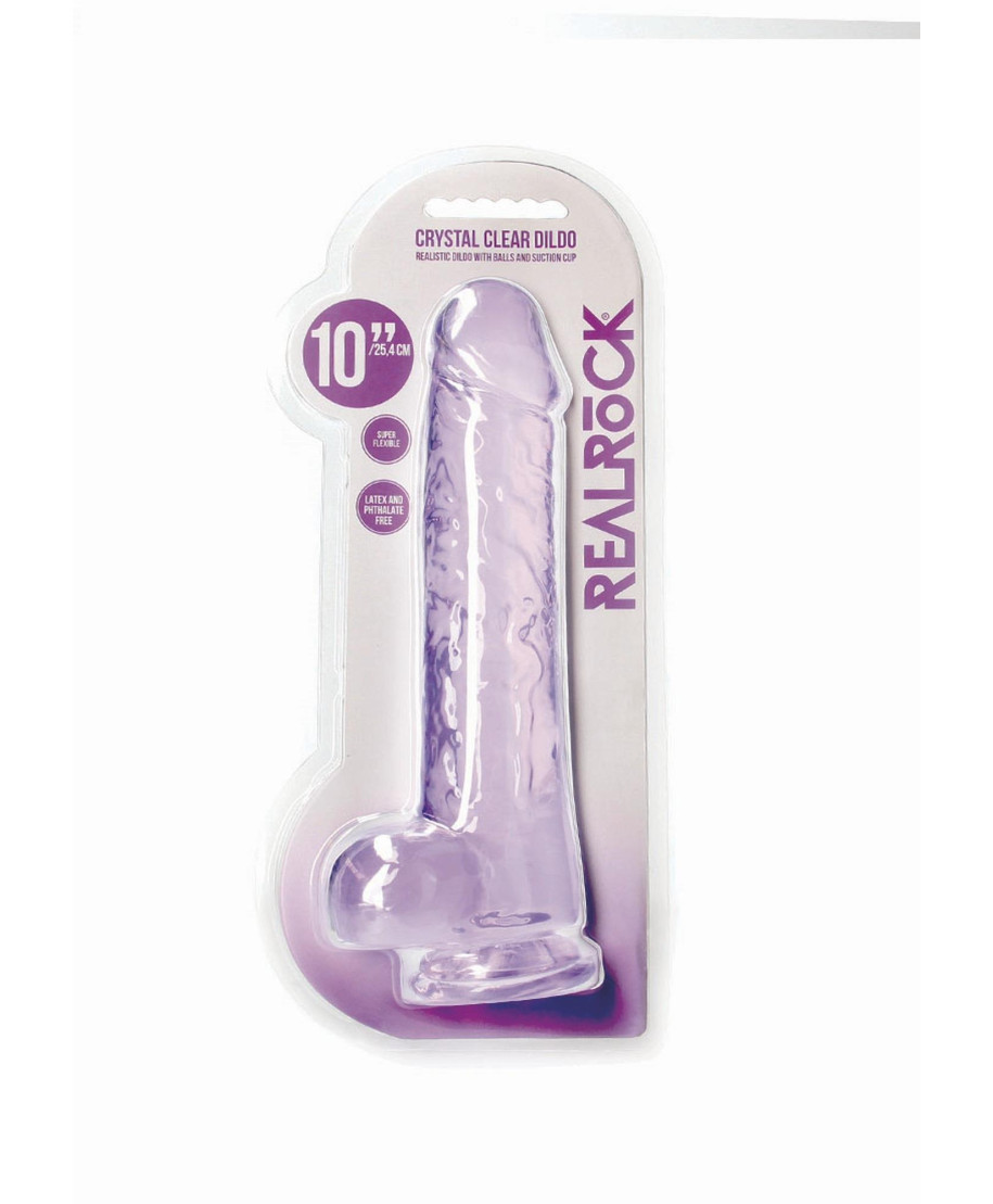 Wodoodporne dildo z przyssawką i jądrami 254 cm