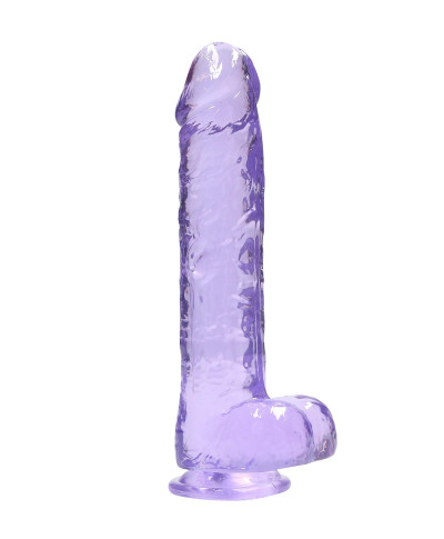 Wodoodporne dildo z przyssawką i jądrami 254 cm