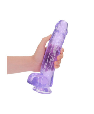 Wodoodporne dildo z przyssawką i jądrami 254 cm