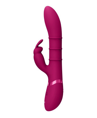 Stimulating Rings Vibrating G-Spot Rabbit - Pink