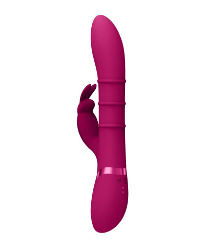 Stimulating Rings Vibrating G-Spot Rabbit - Pink