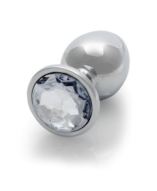 Round Gem Butt Plug - Large