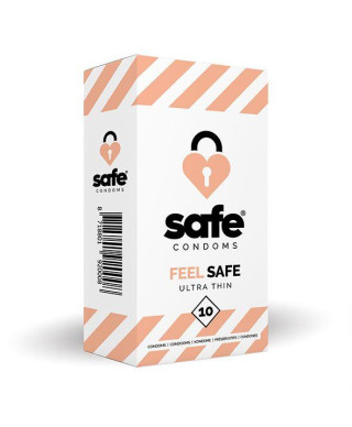 SAFE - Condooms Voelen Veilig Ultra Dun 10 stuks