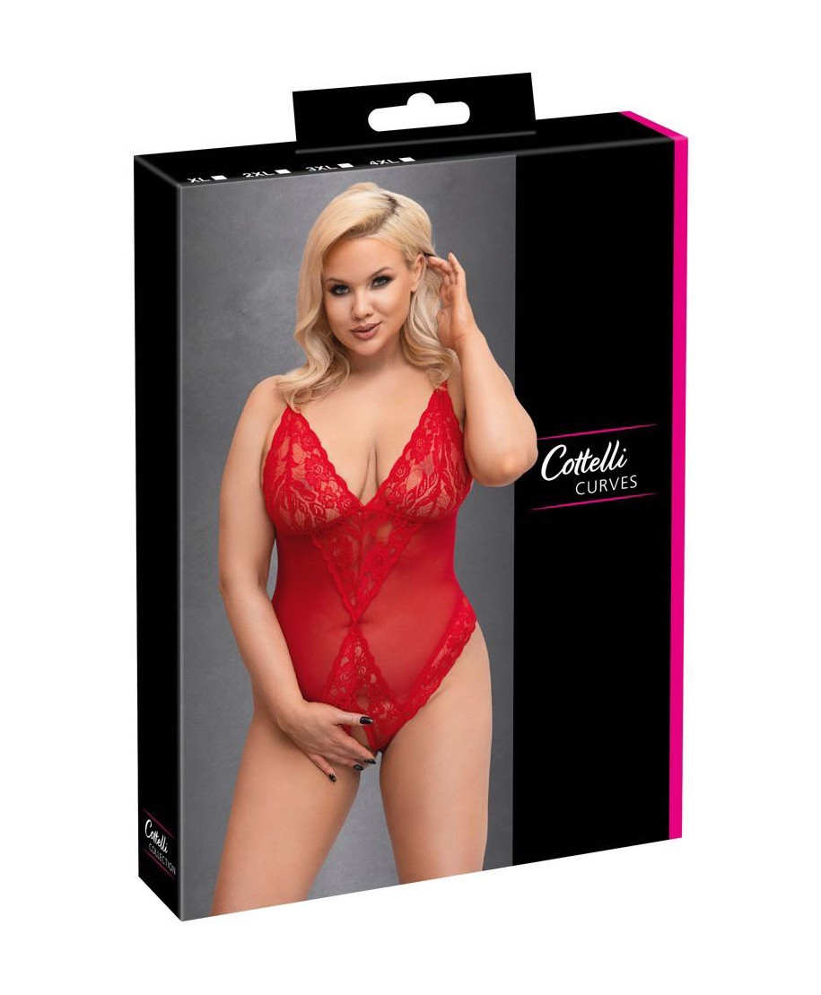 Crotchless Body red XL