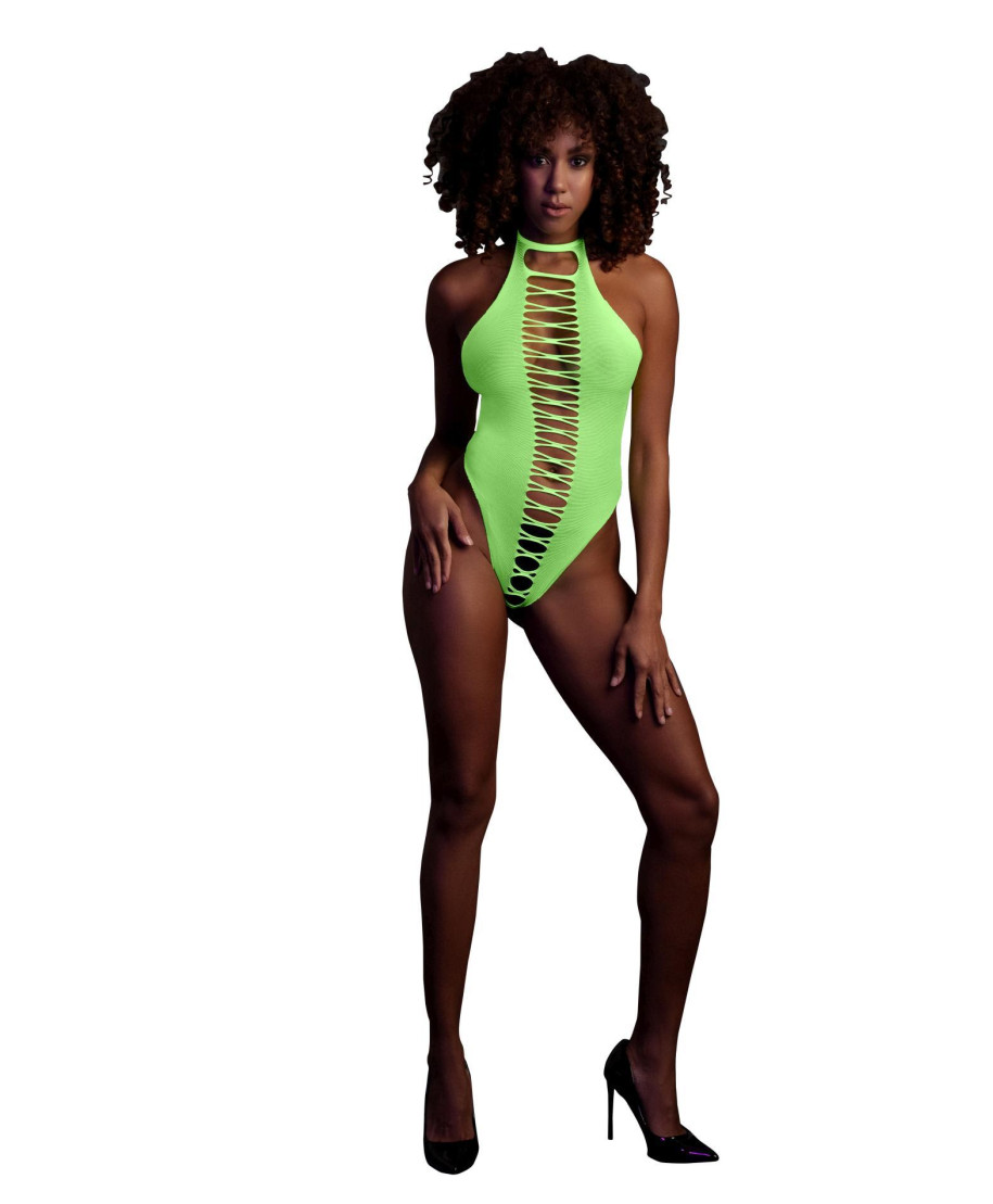 High-Cut Body - Neon Green - XSXL