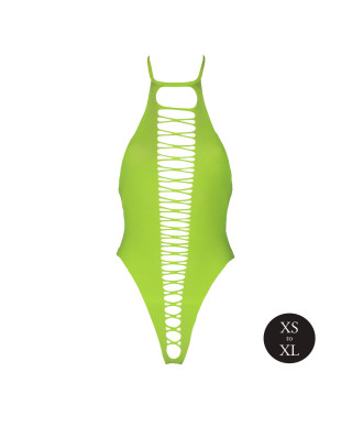 High-Cut Body - Neon Green - XSXL