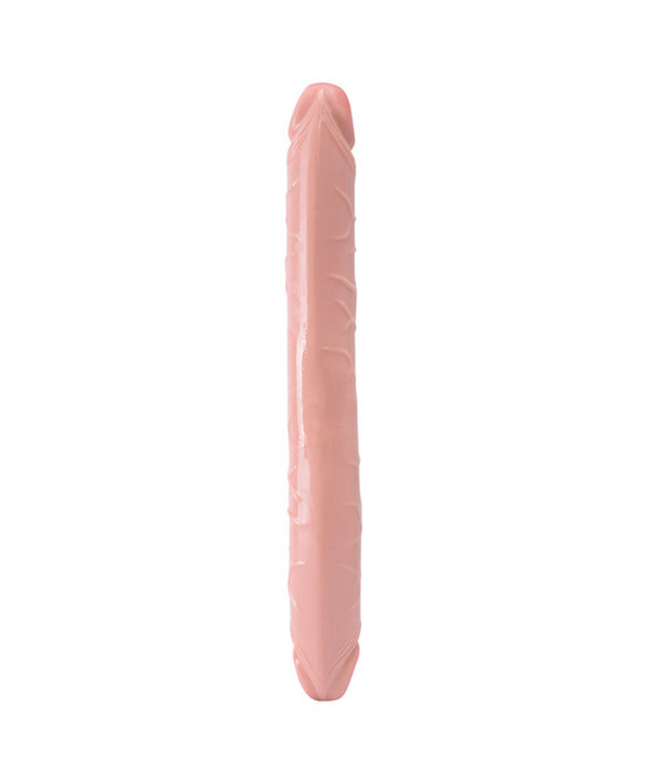 Elastyczny penis dildo podwójna penetracja 34cm