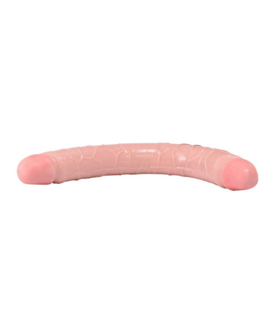 Elastyczny penis dildo podwójna penetracja 34cm