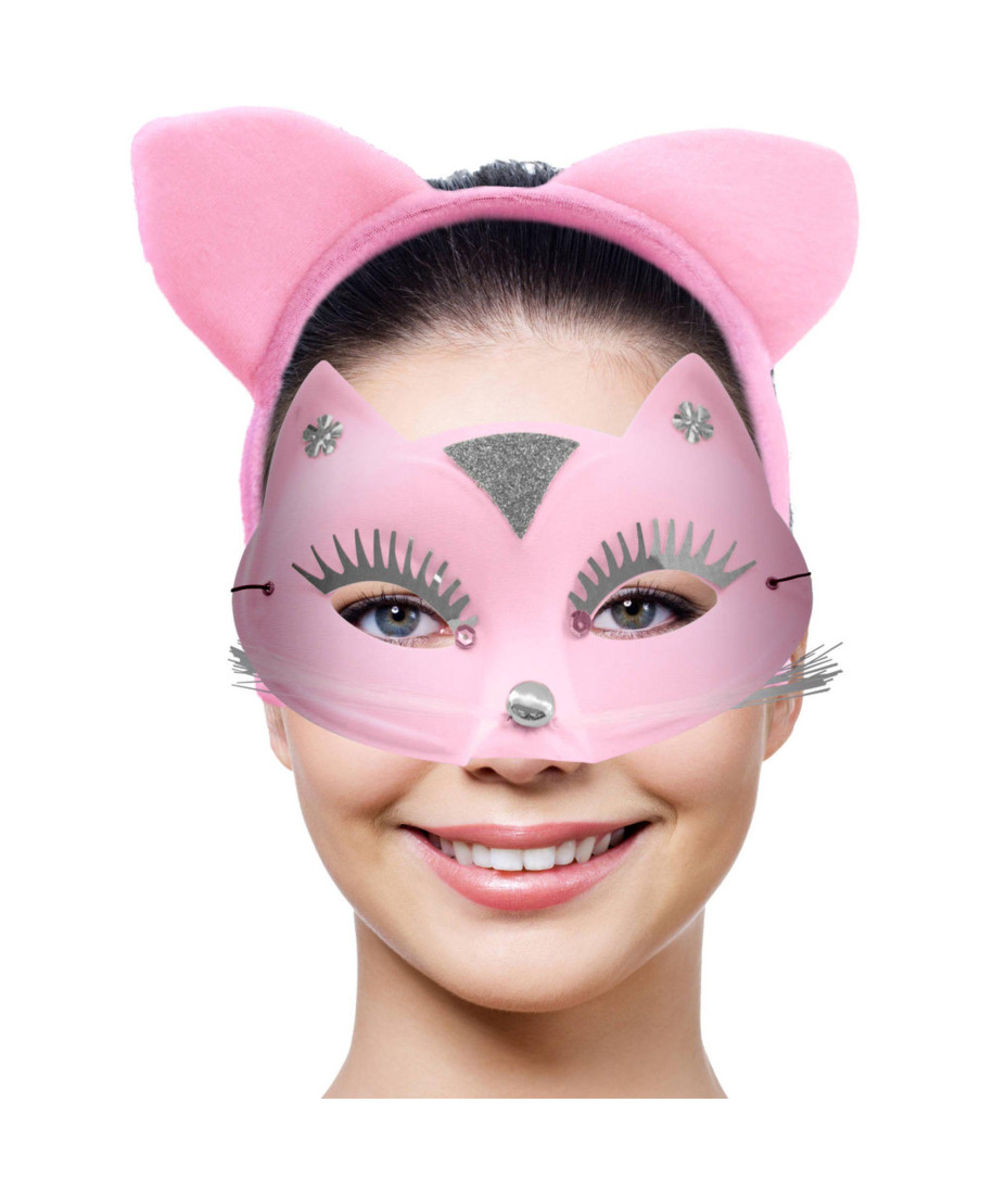 Maska-Roleplay Kitty Set Pink