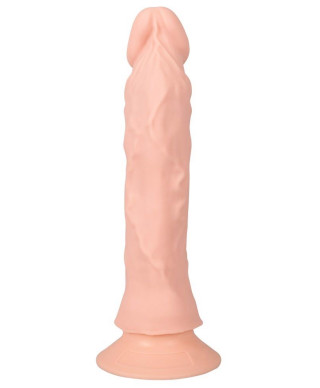 Giętkie elastyczne żylaste dildo z wibracjami 215