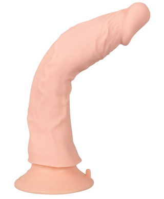 Giętkie elastyczne żylaste dildo z wibracjami 215