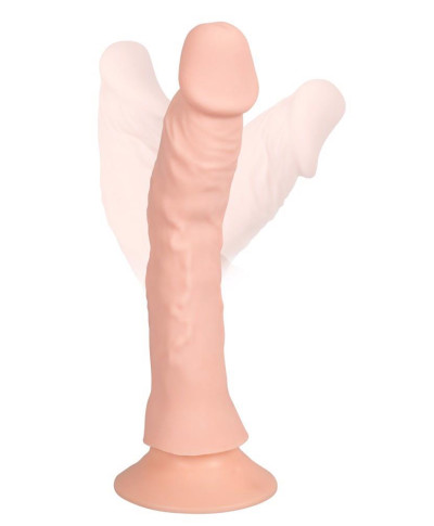 Giętkie elastyczne żylaste dildo z wibracjami 215