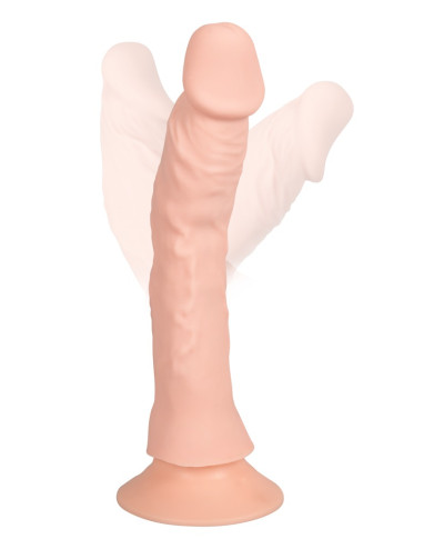Giętkie elastyczne żylaste dildo z wibracjami 215