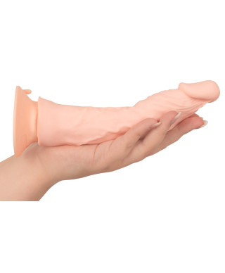 Giętkie elastyczne żylaste dildo z wibracjami 215