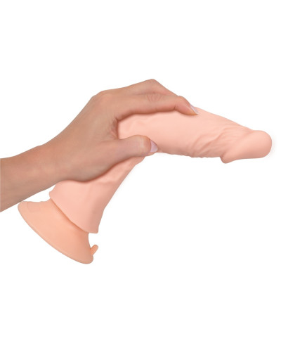Giętkie elastyczne żylaste dildo z wibracjami 215