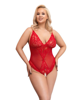 Crotchless Body red 2XL