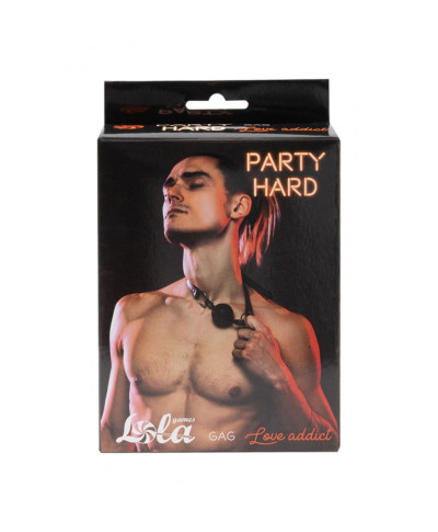 Gag Party Hard Love Addict Black