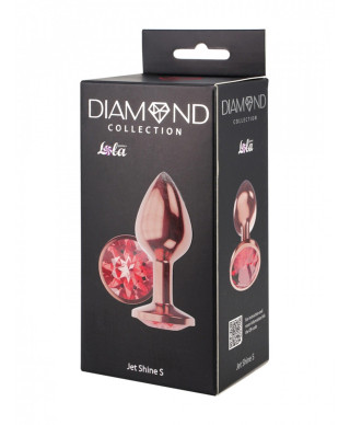 Plug-Butt Plug Diamond Ruby Shine S Rose Gold