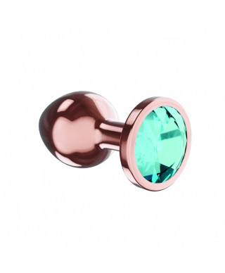 Plug-Butt Plug Diamond Topaz Shine L Rose Gold