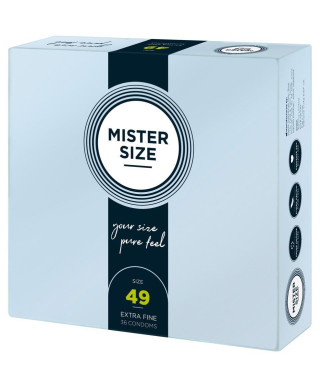 Mister Size 49mm pack of 36