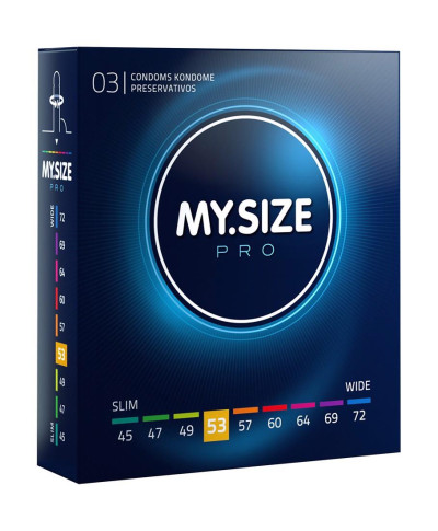 MYSIZE PRO 53mm 3pcs