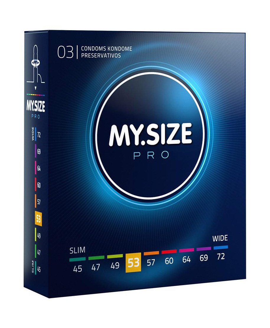 MYSIZE PRO 53mm 3pcs