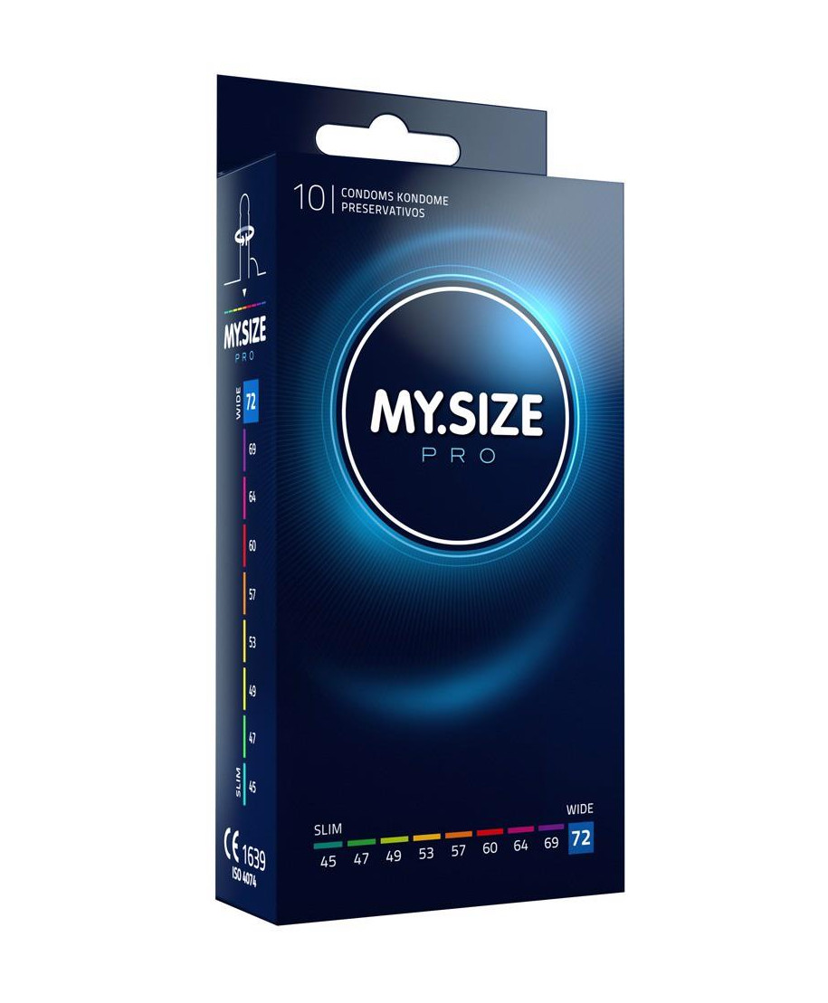 MYSIZE PRO 72mm 10pcs