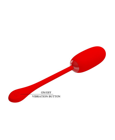 PRETTY LOVE - JULIUS EGG Red 12 function vibrations