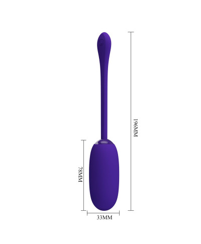 PRETTY LOVE - JULIUS EGG Purple 12 function vibrations