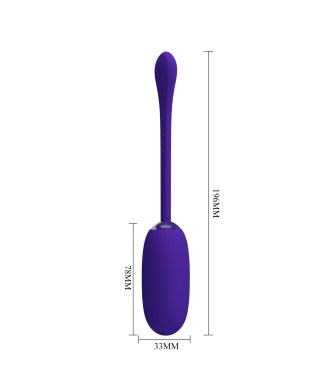 PRETTY LOVE - JULIUS EGG Purple 12 function vibrations