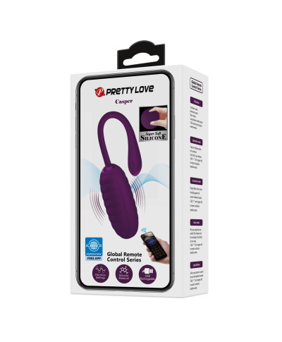 PRETTY LOVE - CASPER Purple 12 vibration functions Mobile APP remote control