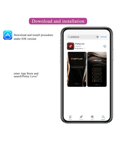 PRETTY LOVE - Catalina 12 vibration functions Mobile APP Long-distance Control