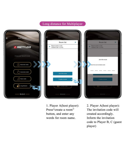PRETTY LOVE - Catalina 12 vibration functions Mobile APP Long-distance Control