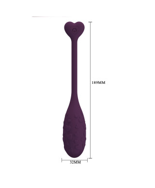 PRETTY LOVE - Fisherman Purple 12 vibration functions Mobile APP remote control