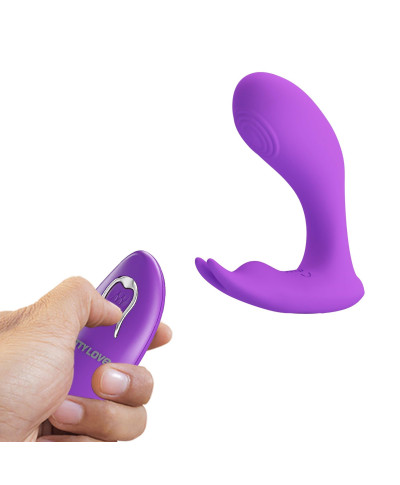 PRETTY LOVE - Idabelle Purple 12 vibration functions 12 pulse wave settings Wireless remote control