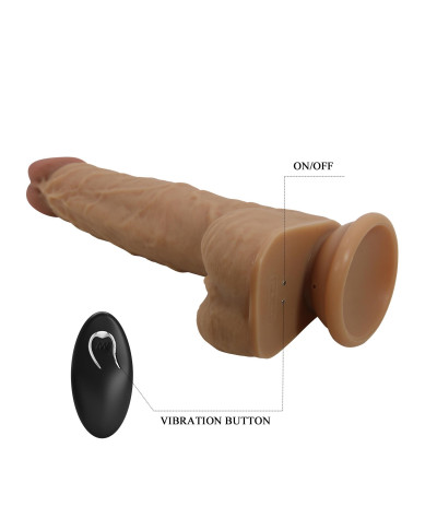 PRETTY LOVE - Jonathan 83 Light Brown 3 vibration functions Thrusting Wireless remote control