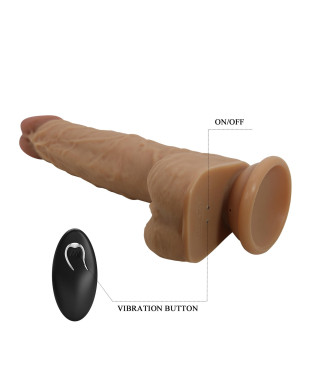 PRETTY LOVE - Jonathan 83 Light Brown 3 vibration functions Thrusting Wireless remote control