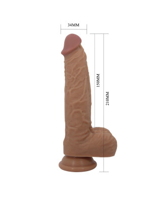 PRETTY LOVE - Jonathan 83 Light Brown 3 vibration functions Thrusting Wireless remote control