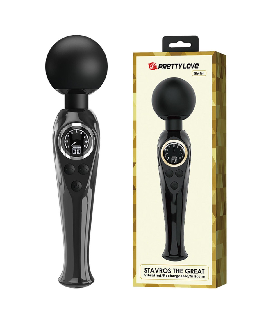 PRETTY LOVE - Skyler Black 10 vibration functions 9 speed levels