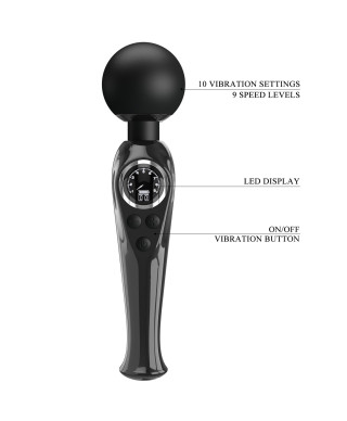 PRETTY LOVE - Skyler Black 10 vibration functions 9 speed levels