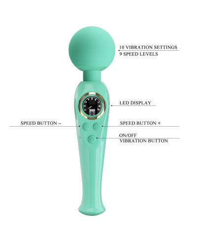 PRETTY LOVE - Skyler Green 10 vibration functions 9 speed levels