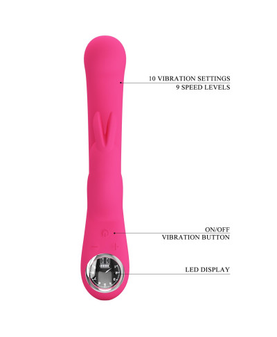 PRETTY LOVE - Lamar Pink 10 vibration functions 9 speed levels