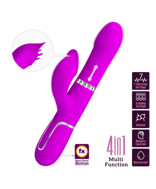 PRETTY LOVE - Twinkled Tenderness Purple 7 vibration functions 4 rolling functions Memory function